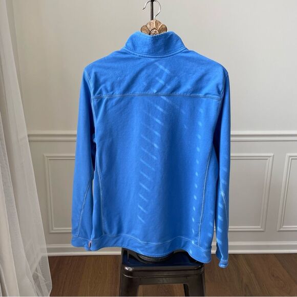 Tommy Bahama Blue 1/4 Zip Pullover L - Picture 7 of 8